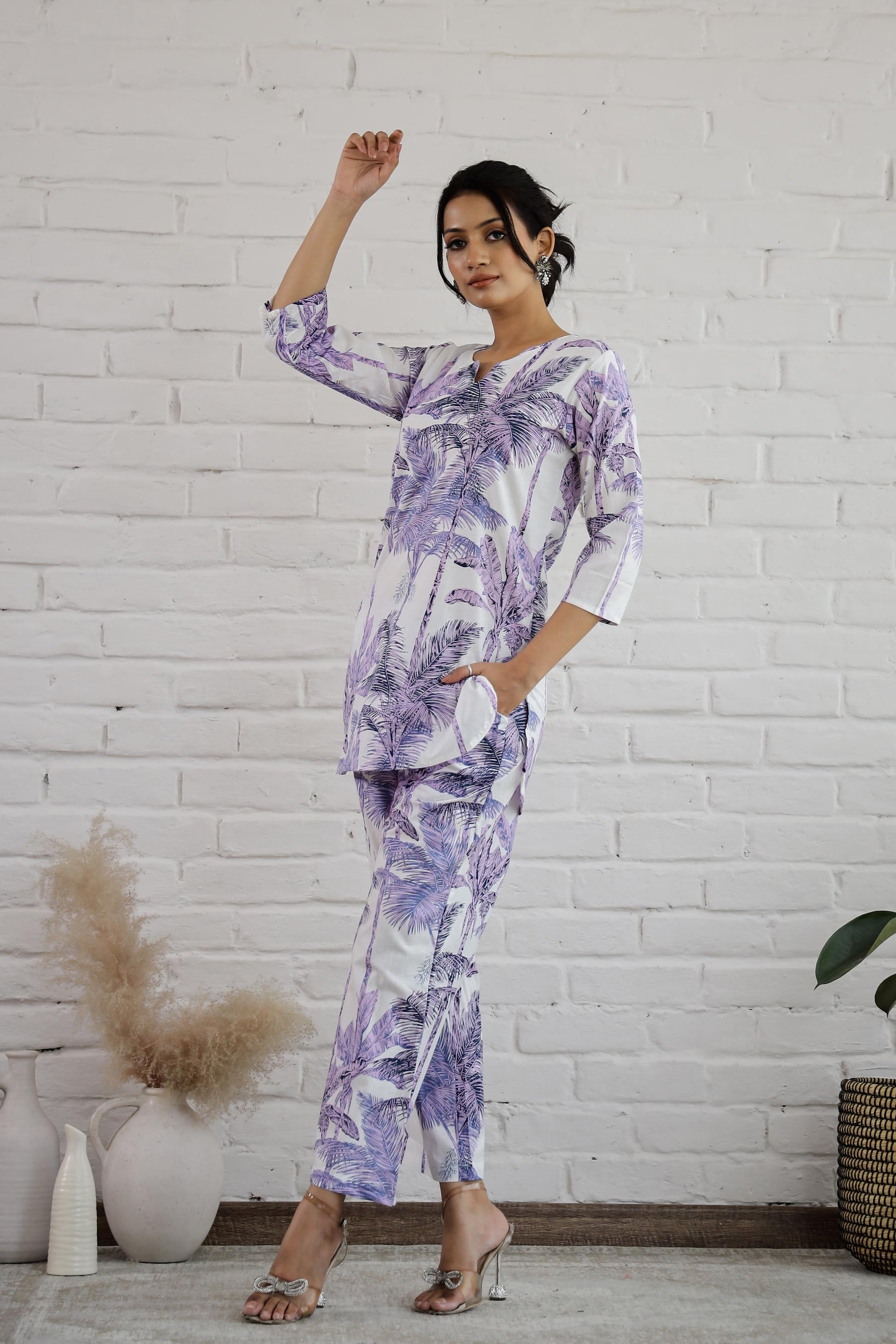 Cotton Printed Co-ord Set | Co-Ord Set | Shop stylish women's clothing online at Label Flavia |