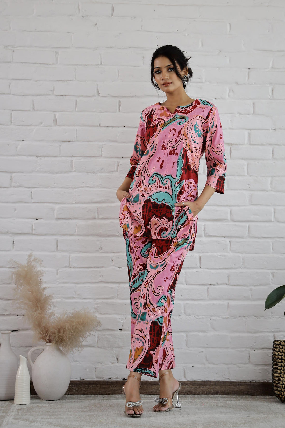 Cotton Printed Co-ord Set | Co-Ord Set | Shop stylish women's clothing online at Label Flavia |