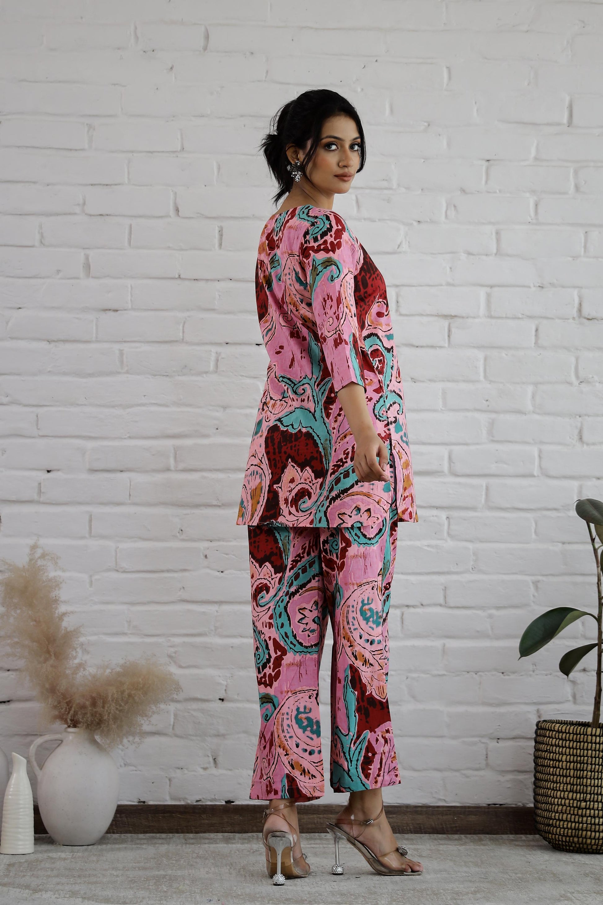 Cotton Printed Co-ord Set | Co-Ord Set | Shop stylish women's clothing online at Label Flavia |