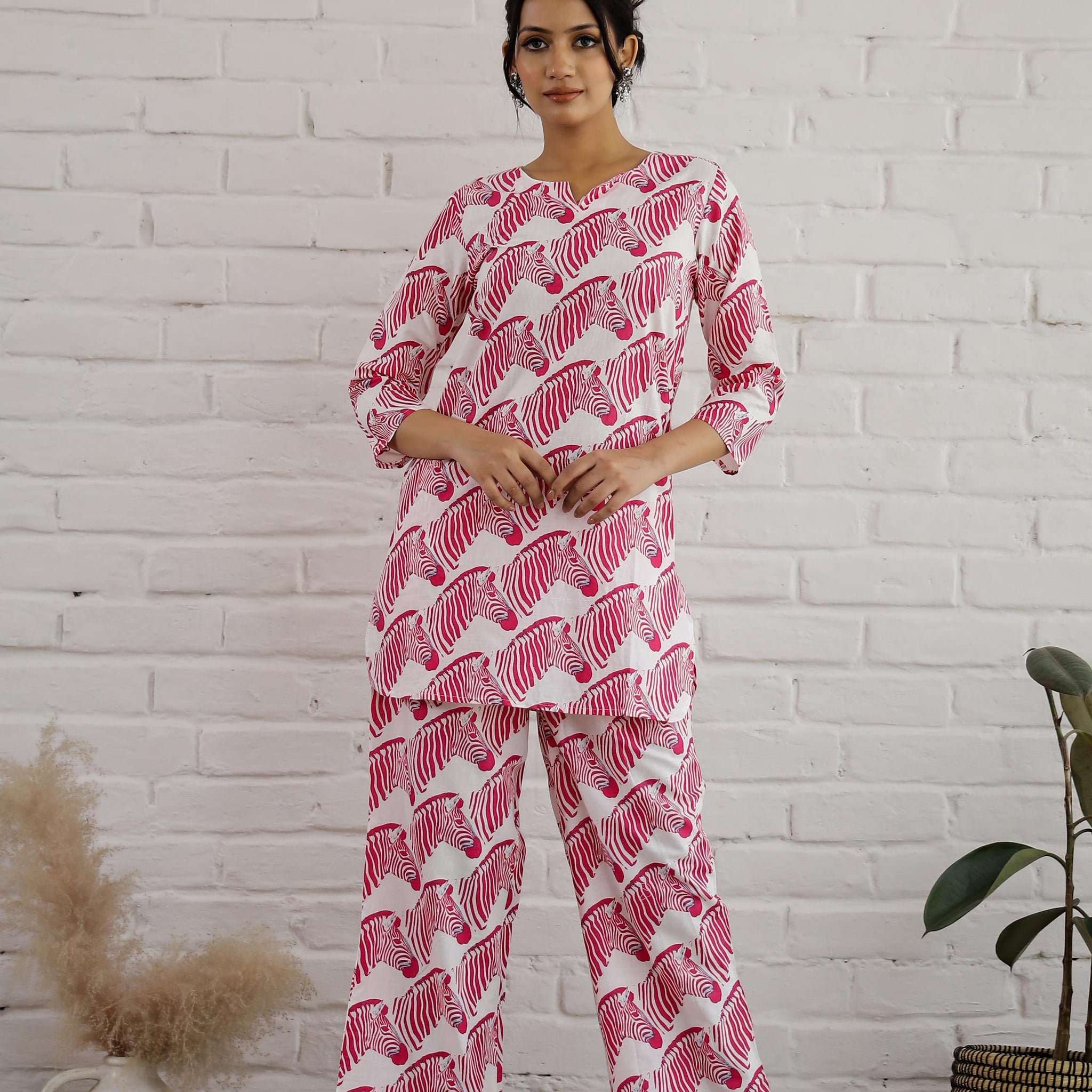 Cotton Printed Co-ord Set | Co-Ord Set | Shop stylish women's clothing online at Label Flavia |
