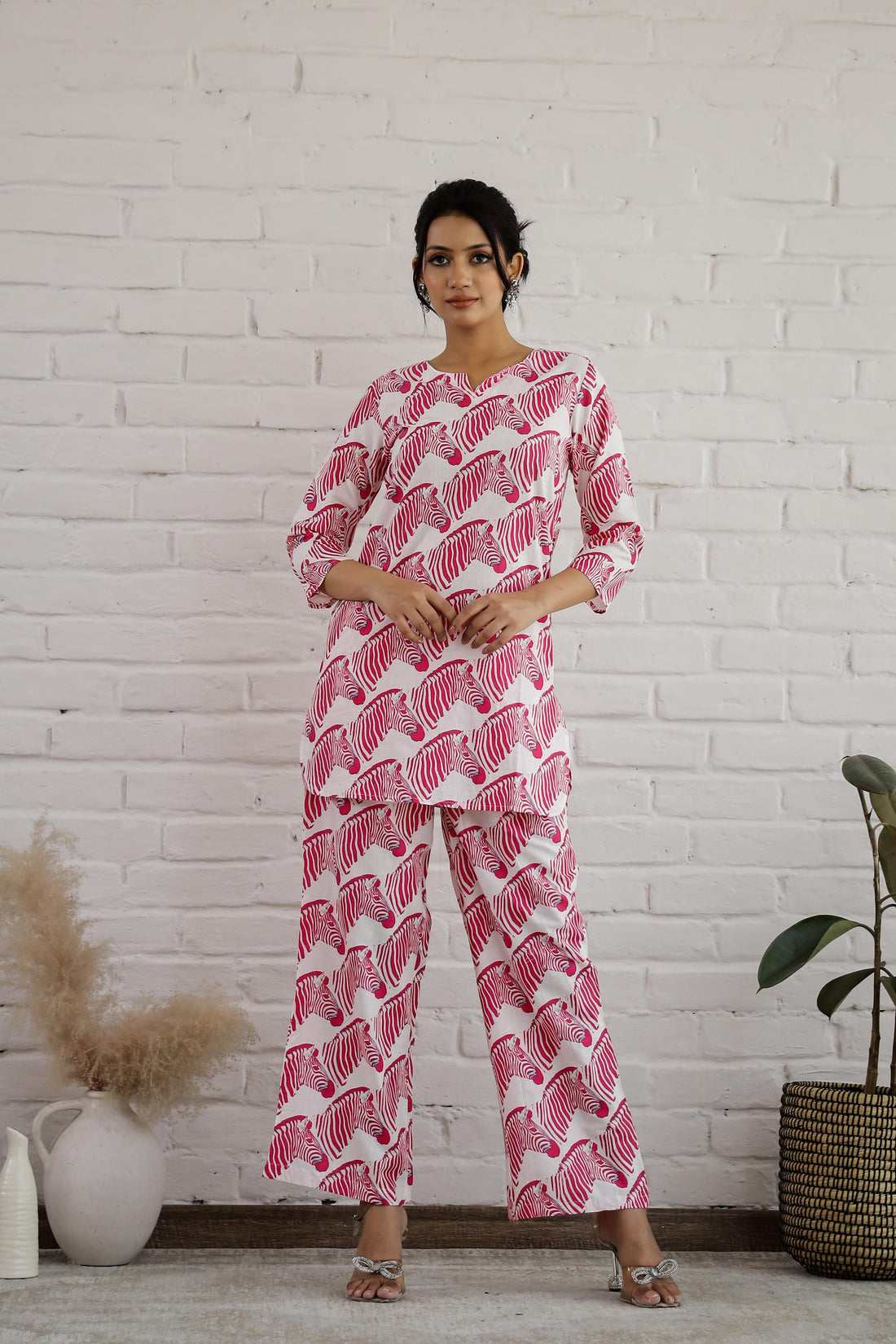 Cotton Printed Co-ord Set | Co-Ord Set | Shop stylish women's clothing online at Label Flavia |