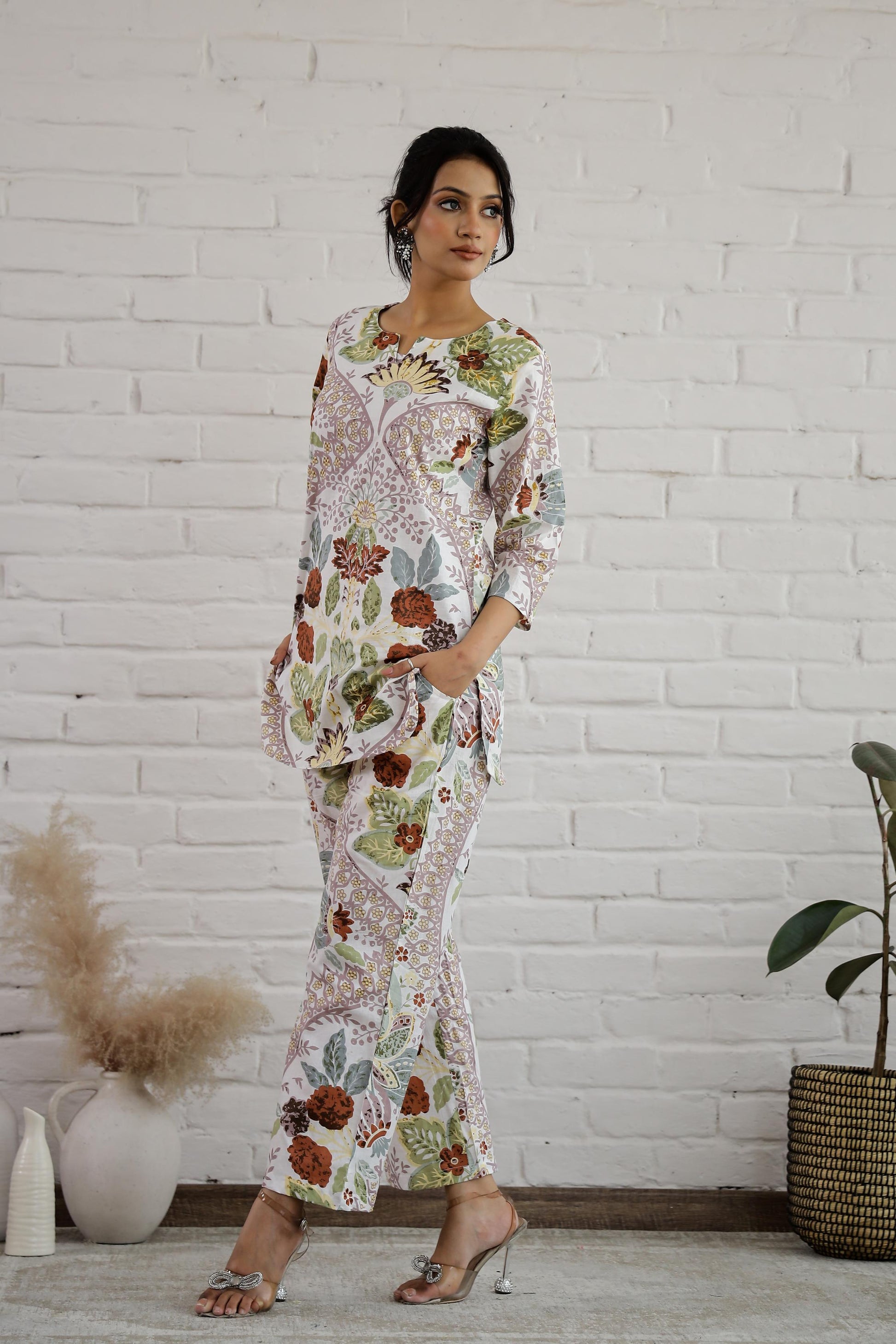 Cotton Printed Co-ord Set | Co-Ord Set | Shop stylish women's clothing online at Label Flavia |