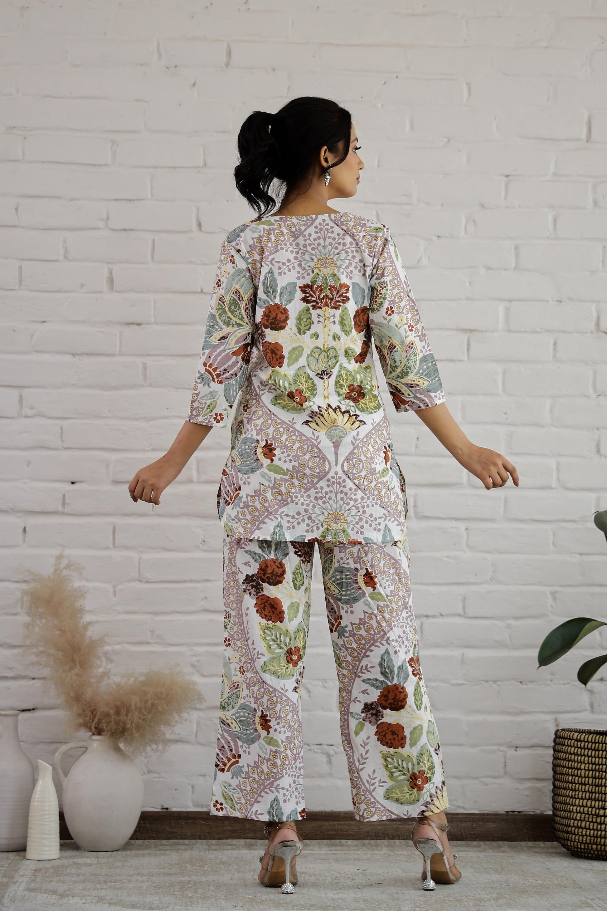 Cotton Printed Co-ord Set | Co-Ord Set | Shop stylish women's clothing online at Label Flavia |