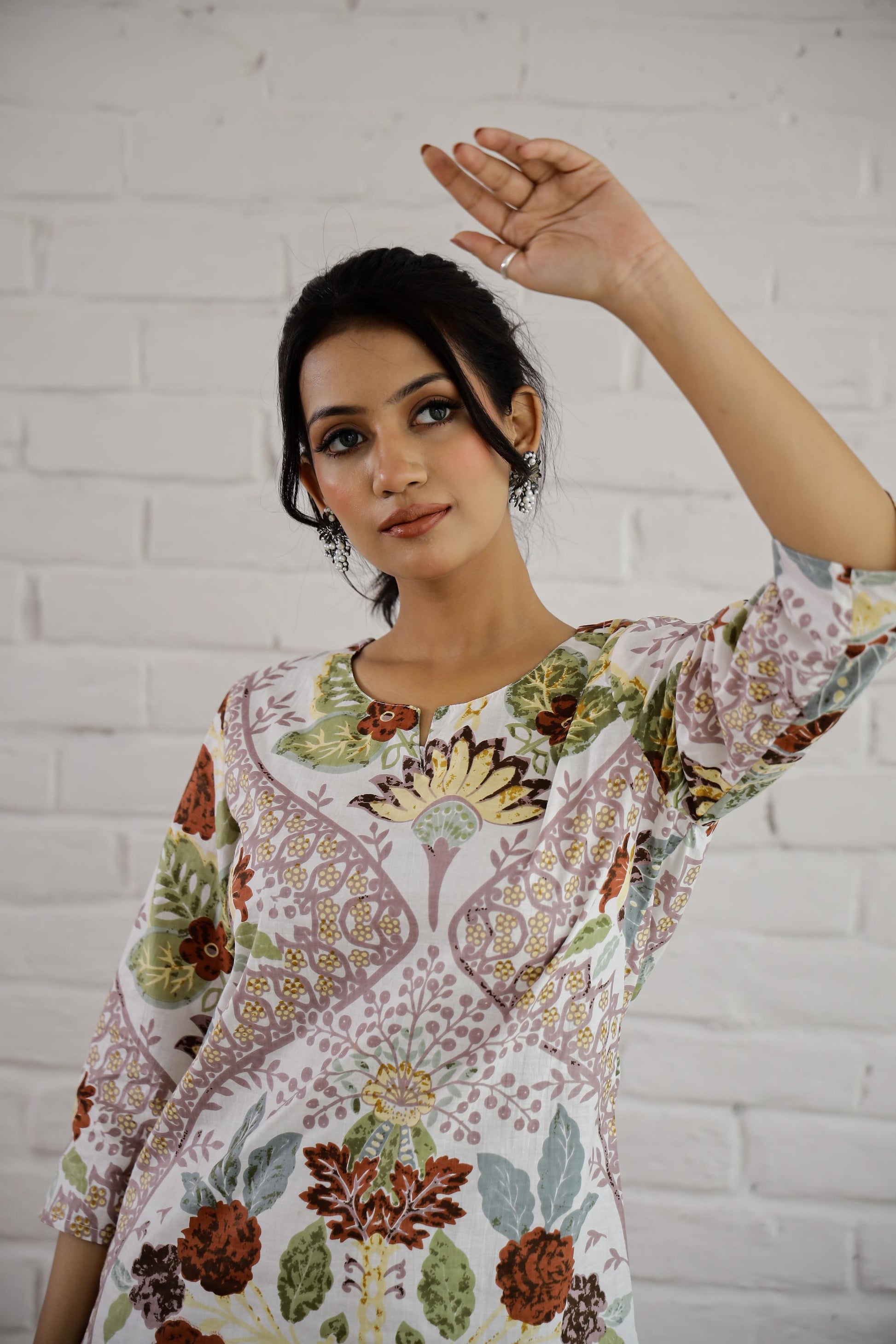 Cotton Printed Co-ord Set | Co-Ord Set | Shop stylish women's clothing online at Label Flavia |