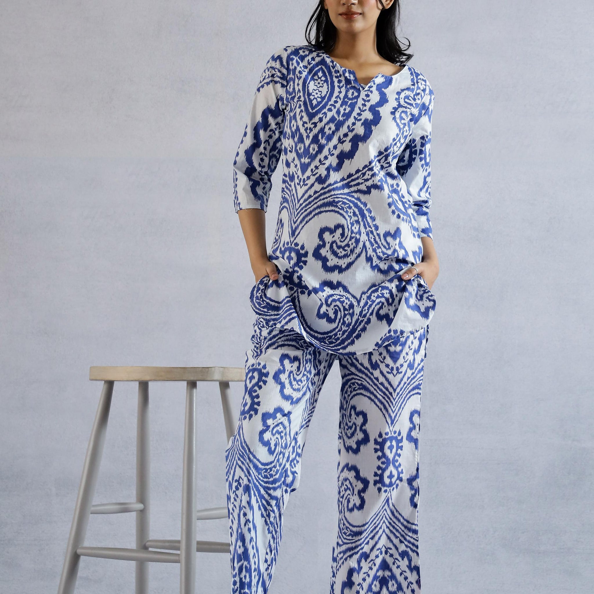 Cotton Printed Co-ord Set | Co-Ord Set | Shop stylish women's clothing online at Label Flavia |