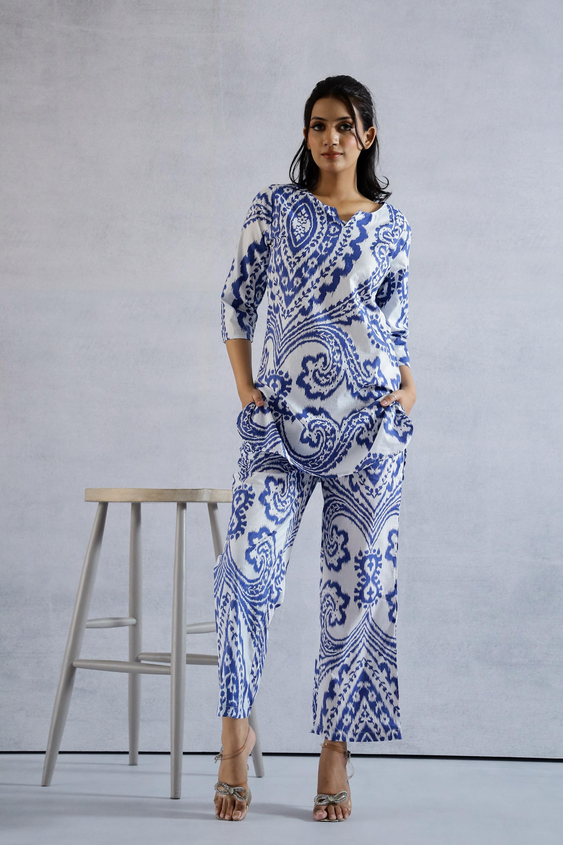 Cotton Printed Co-ord Set | Co-Ord Set | Shop stylish women's clothing online at Label Flavia |