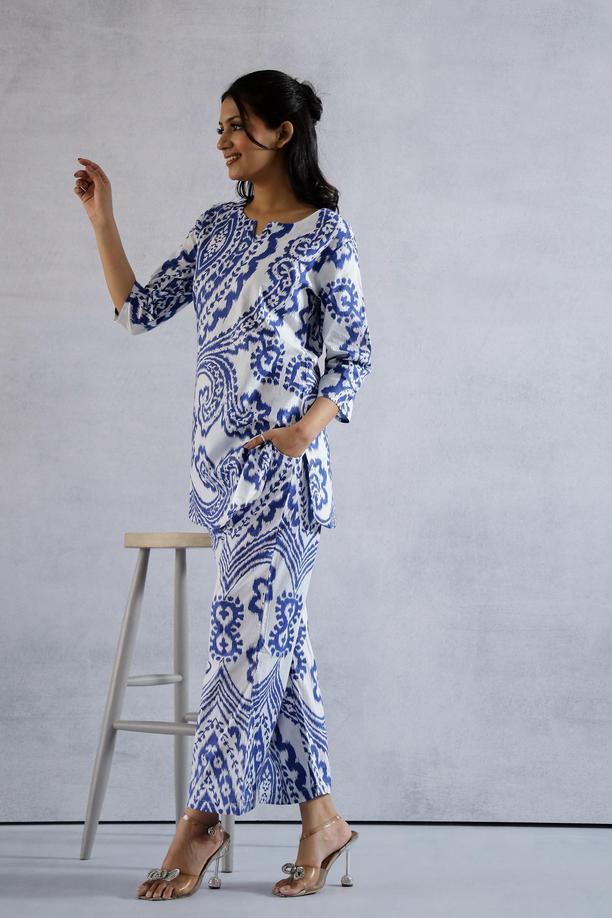 Cotton Printed Co-ord Set | Co-Ord Set | Shop stylish women's clothing online at Label Flavia |