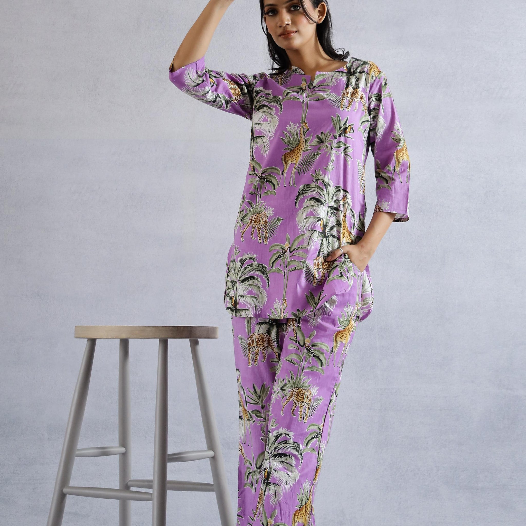 Cotton Printed Co-ord Set | Co-Ord Set | Shop stylish women's clothing online at Label Flavia |