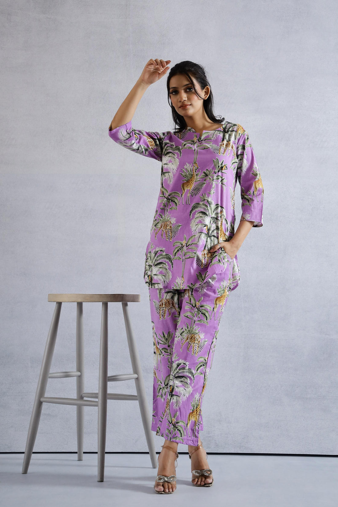 Cotton Printed Co-ord Set | Co-Ord Set | Shop stylish women's clothing online at Label Flavia |