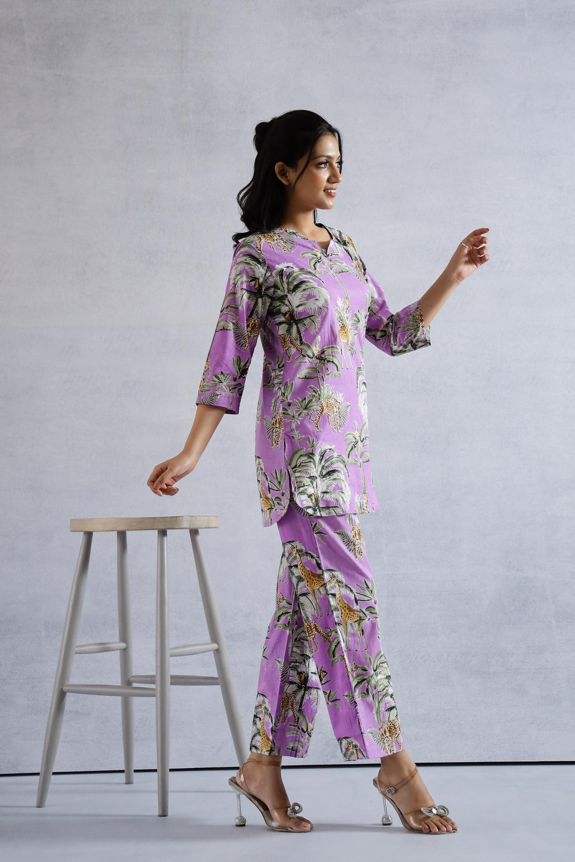 Cotton Printed Co-ord Set | Co-Ord Set | Shop stylish women's clothing online at Label Flavia |