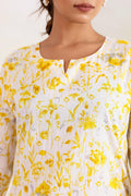 Yellow Beauty Dual Cotton Printed Co-ord Set | Co-Ord Set | Shop stylish women's clothing online at Label Flavia |
