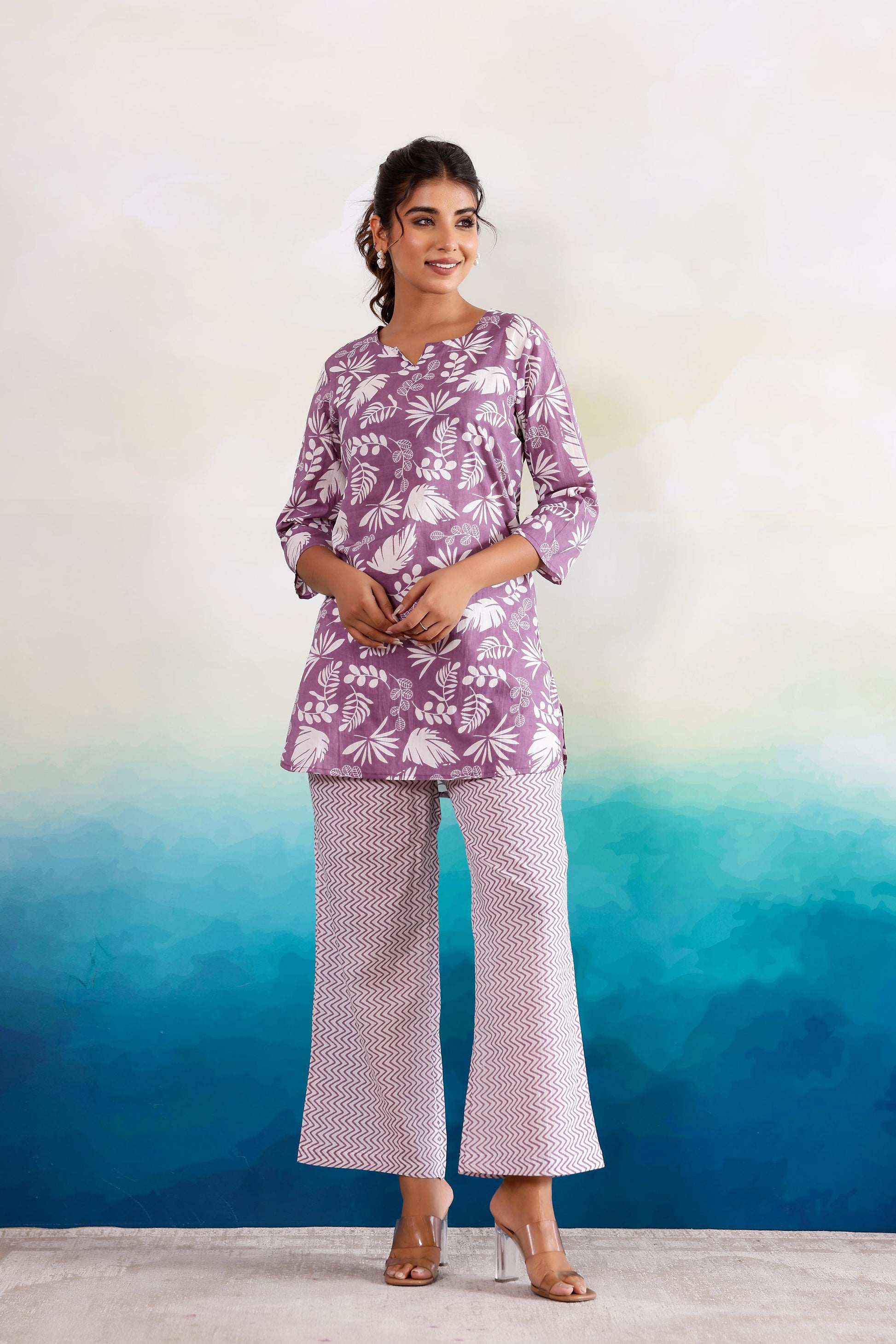 Cotton Printed Co-ord Set | Co-Ord Set | Shop stylish women's clothing online at Label Flavia |