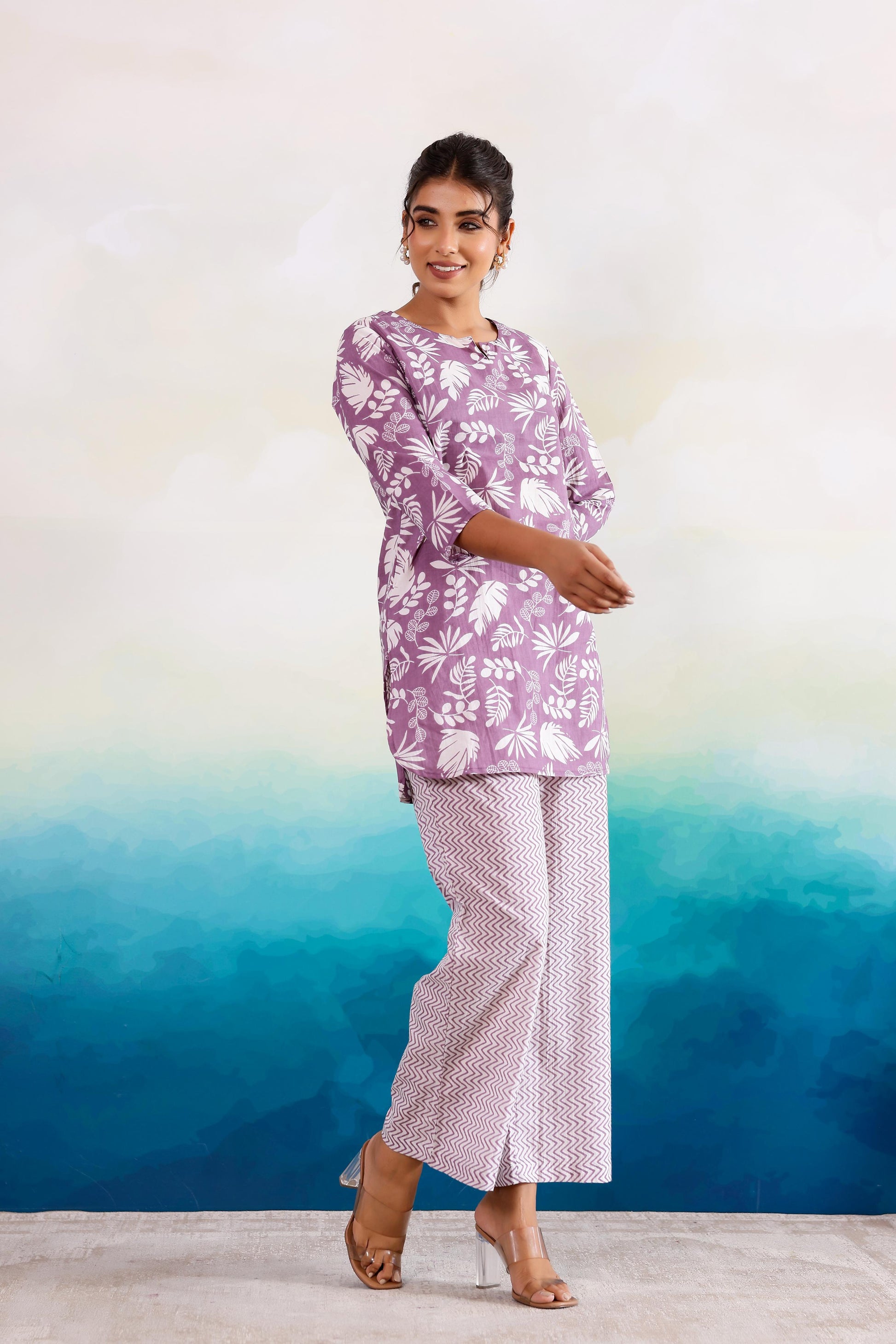 Cotton Printed Co-ord Set | Co-Ord Set | Shop stylish women's clothing online at Label Flavia |