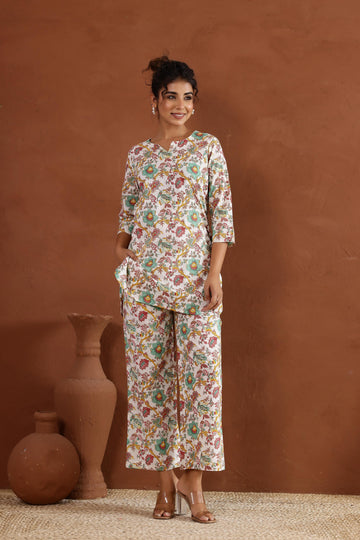 Cotton Printed Co-ord Set | Co-Ord Set | Shop stylish women's clothing online at Label Flavia |