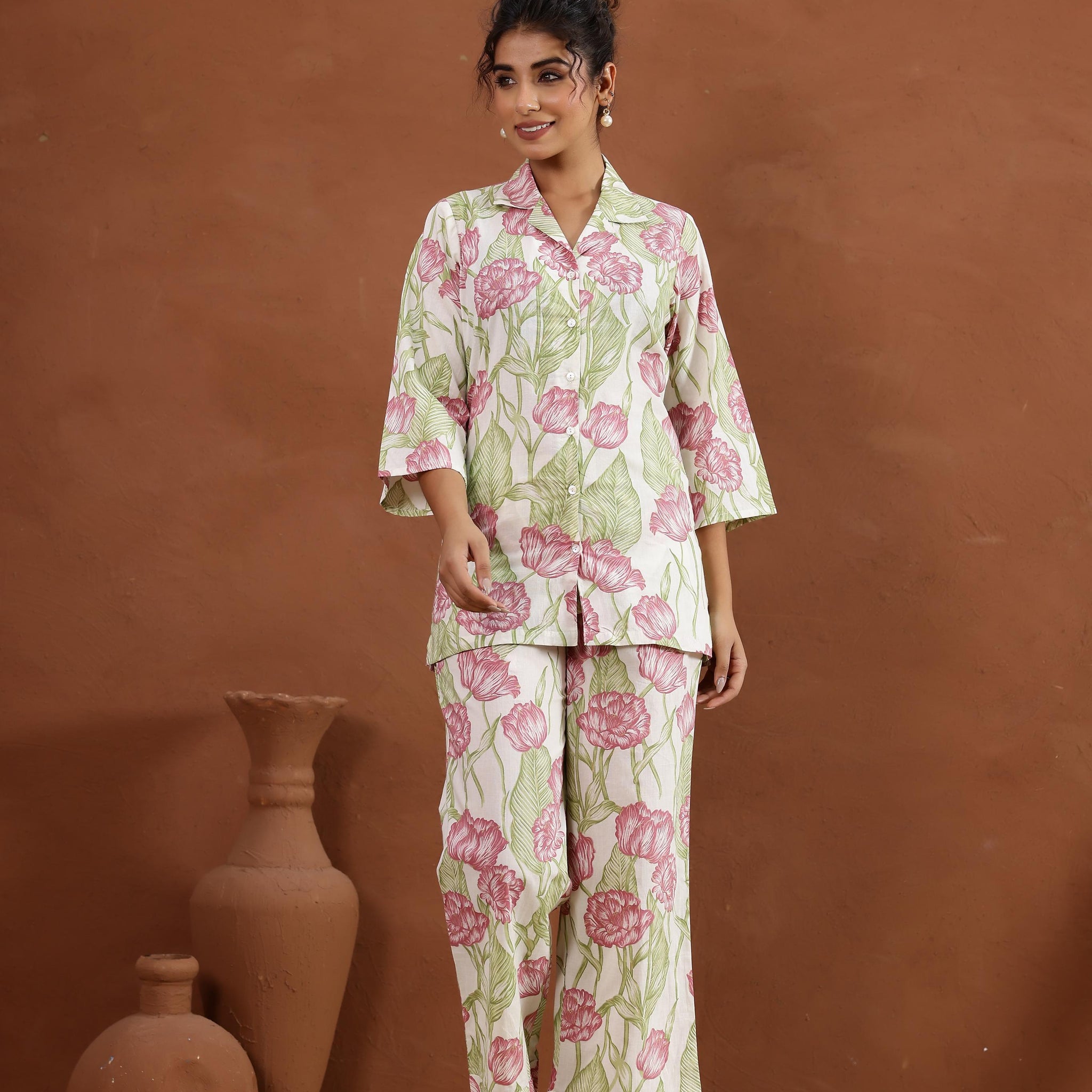 Cotton Printed Co-ord Set | Co-Ord Set | Shop stylish women's clothing online at Label Flavia |