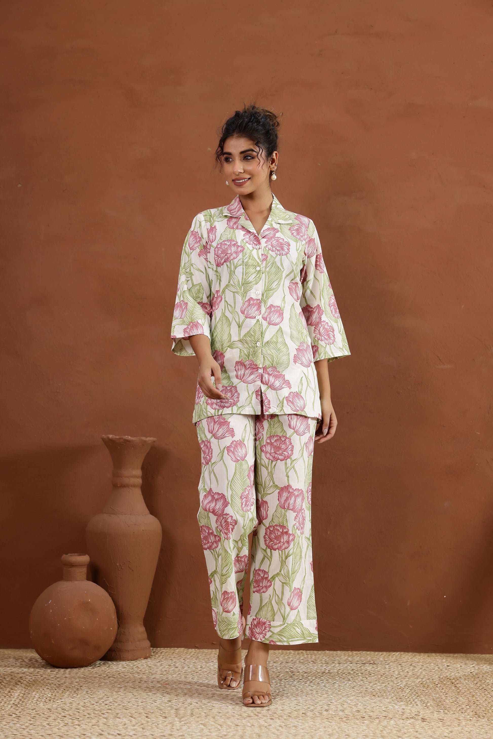 Cotton Printed Co-ord Set | Co-Ord Set | Shop stylish women's clothing online at Label Flavia |