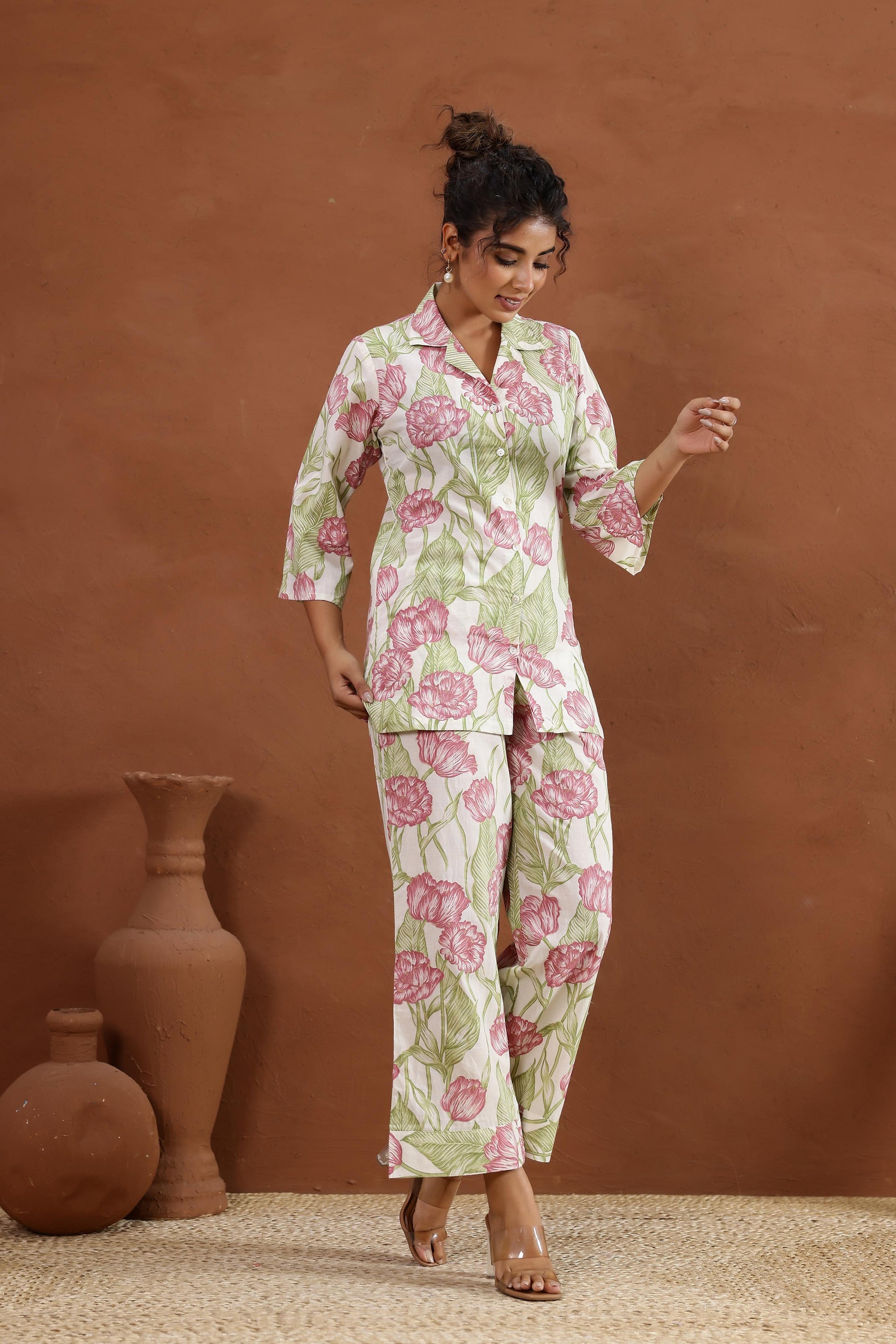 Cotton Printed Co-ord Set | Co-Ord Set | Shop stylish women's clothing online at Label Flavia |