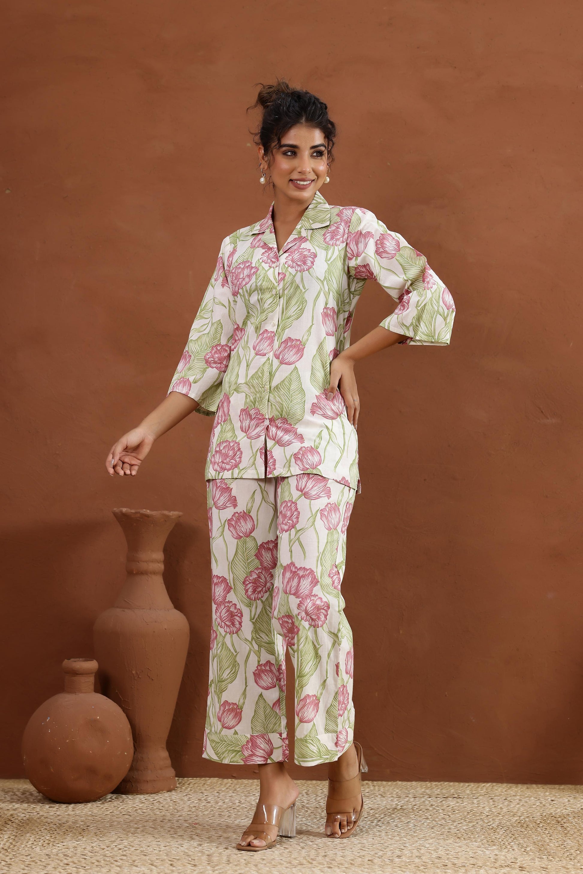 Cotton Printed Co-ord Set | Co-Ord Set | Shop stylish women's clothing online at Label Flavia |