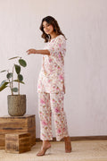 Yanaa Cotton Printed Co-ord Set | Co-Ord Set | Shop stylish women's clothing online at Label Flavia |