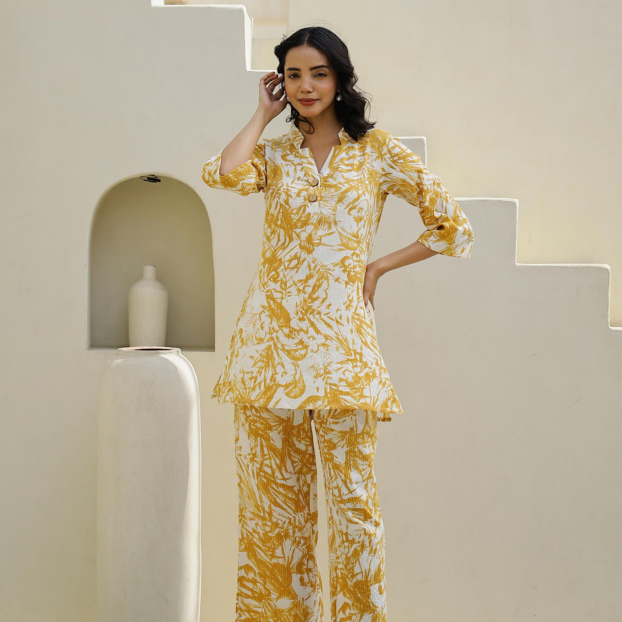 Cotton Printed Co-ord Set | Co-Ord Set | Shop stylish women's clothing online at Label Flavia |