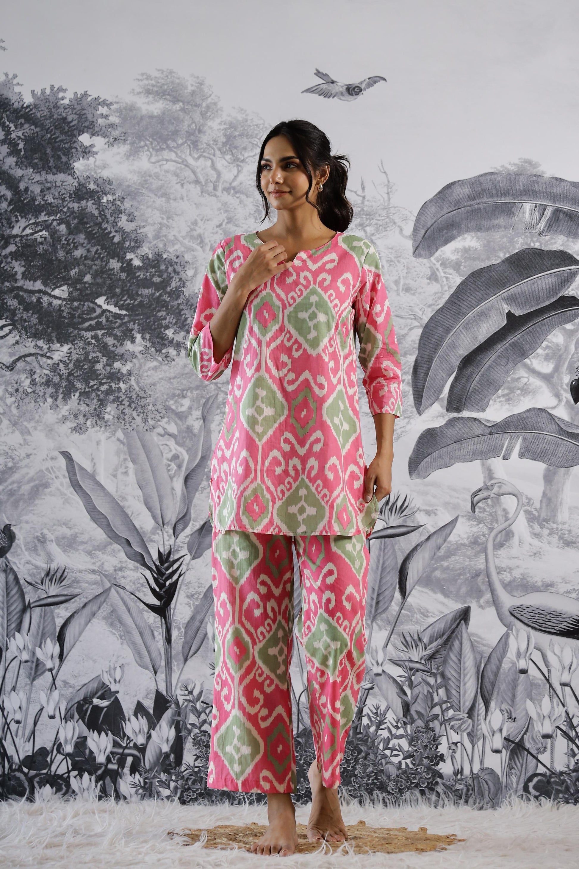 Cotton Printed Co-ord Set | Co-Ord Set | Shop stylish women's clothing online at Label Flavia |