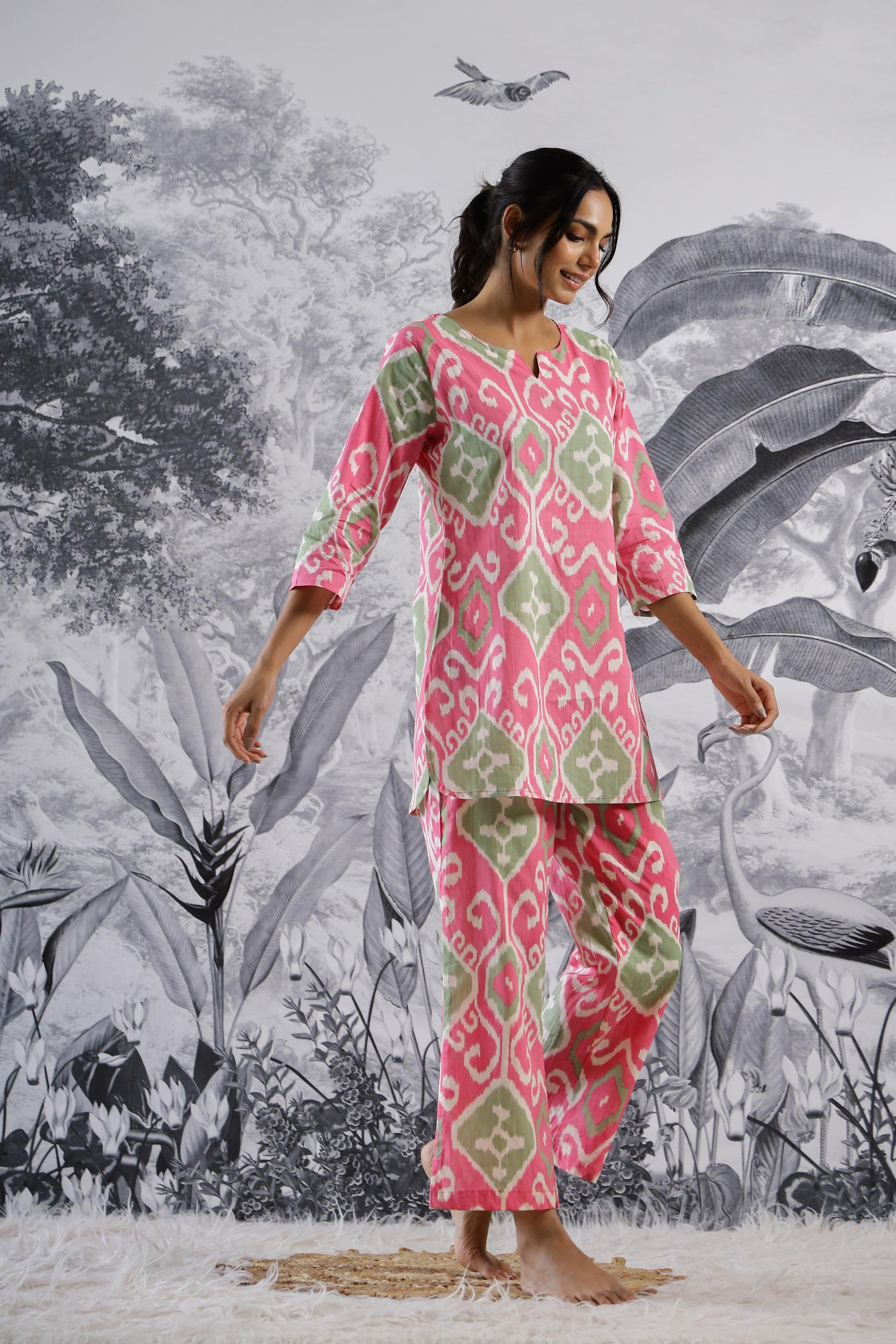 Cotton Printed Co-ord Set | Co-Ord Set | Shop stylish women's clothing online at Label Flavia |