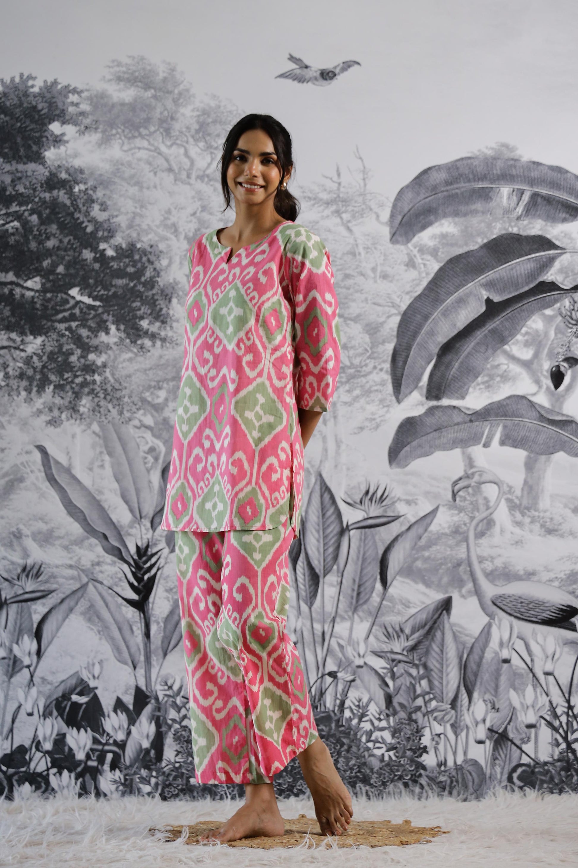 Cotton Printed Co-ord Set | Co-Ord Set | Shop stylish women's clothing online at Label Flavia |