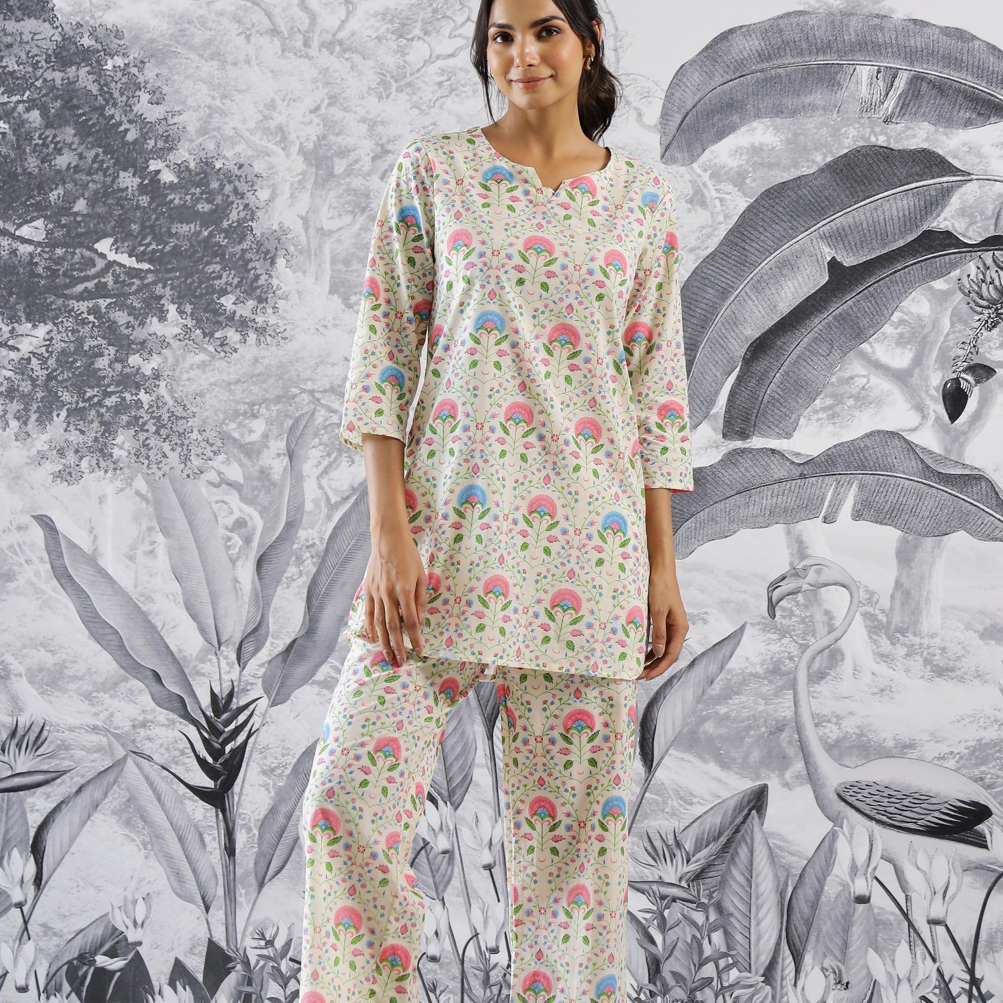 Cotton Printed Co-ord Set | Co-Ord Set | Shop stylish women's clothing online at Label Flavia |