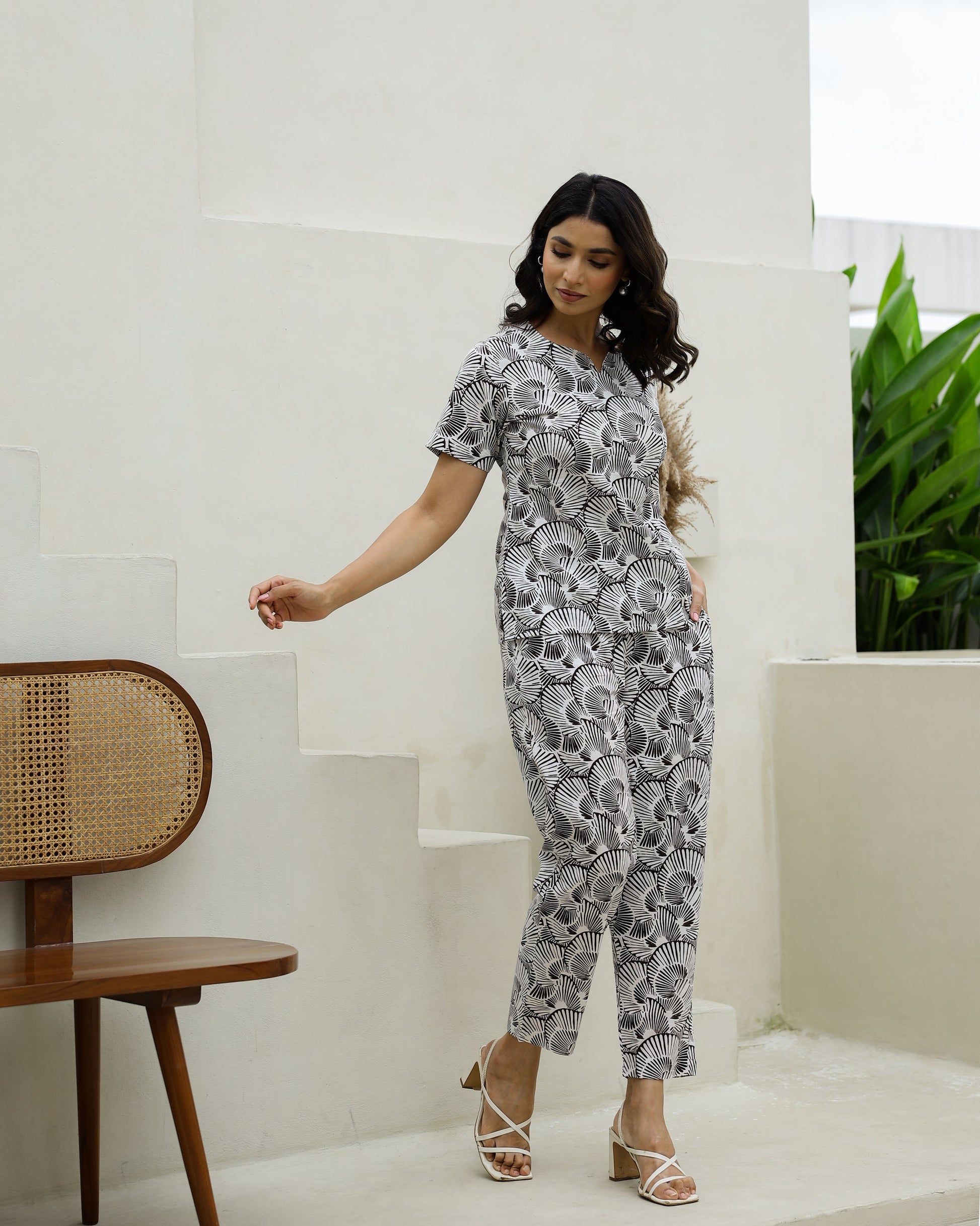 Cotton Printed Co-ord Set | Co-Ord Set | Shop stylish women's clothing online at Label Flavia |