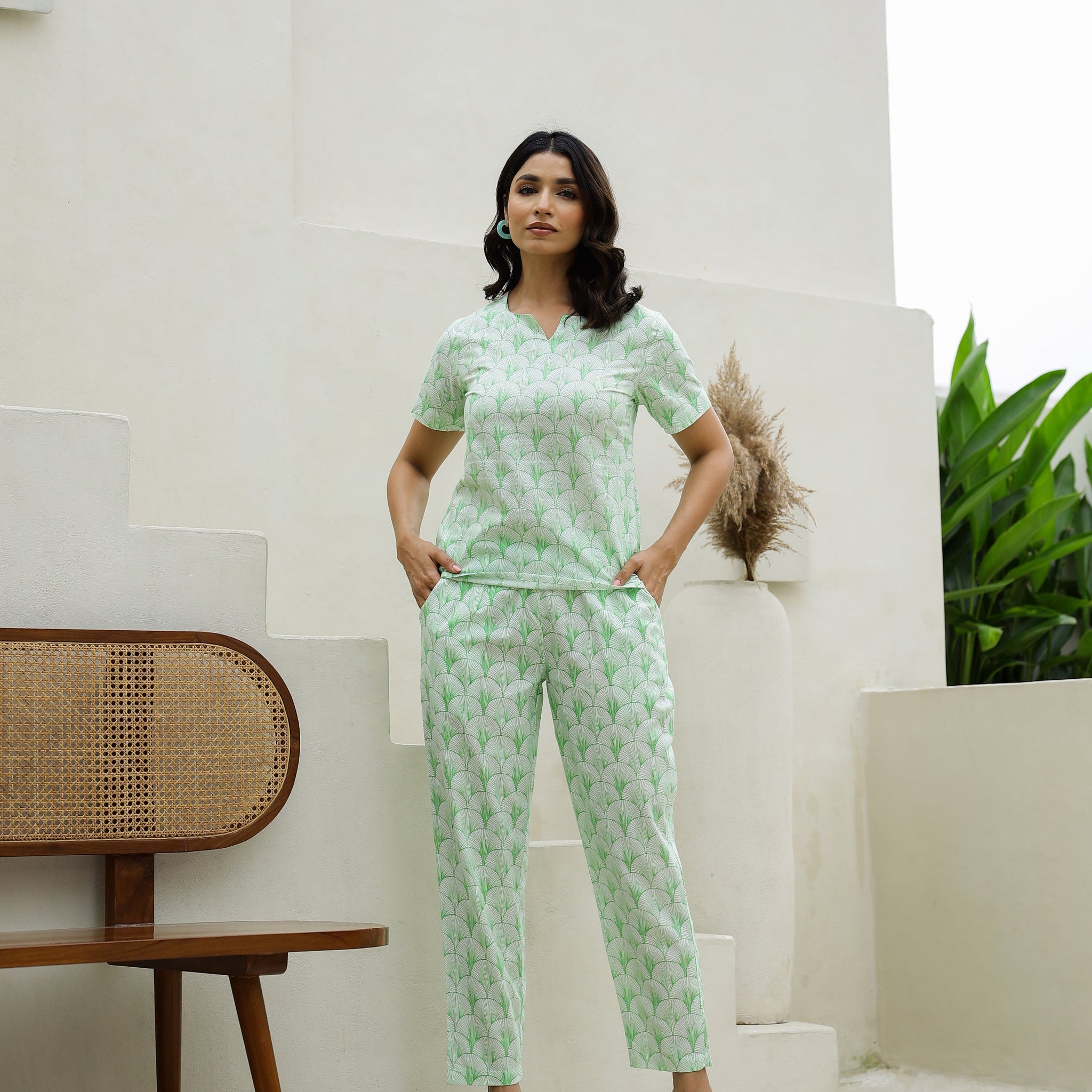 Cotton Printed Co-ord Set | Co-Ord Set | Shop stylish women's clothing online at Label Flavia |