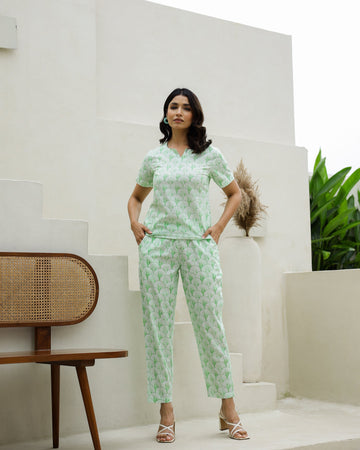 Cotton Printed Co-ord Set | Co-Ord Set | Shop stylish women's clothing online at Label Flavia |