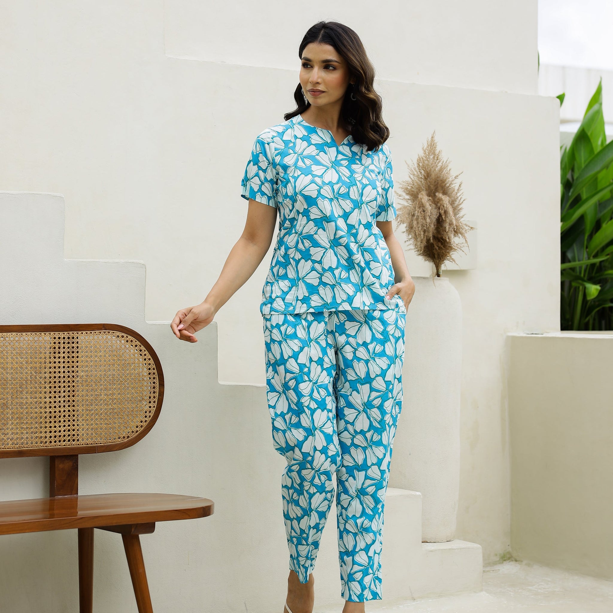 Cotton Printed Co-ord Set | Co-Ord Set | Shop stylish women's clothing online at Label Flavia |