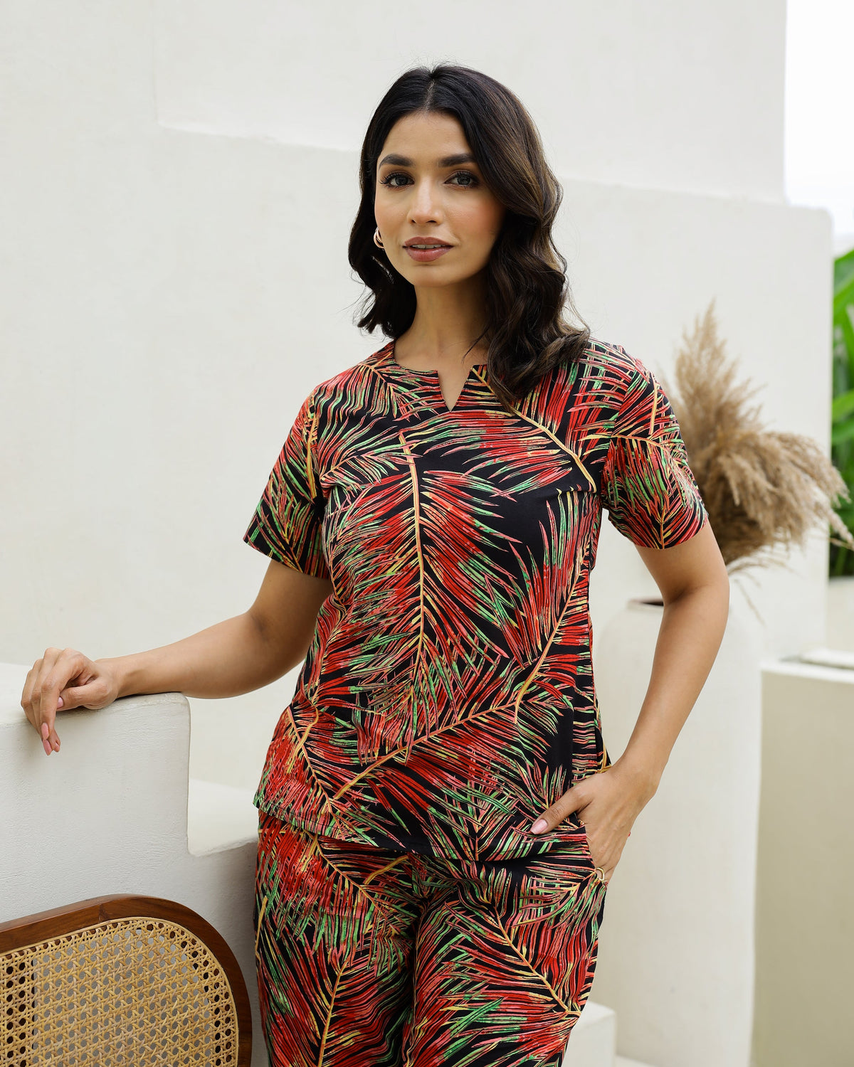 Cotton Printed Co-ord Set | Co-Ord Set | Shop stylish women's clothing online at Label Flavia |