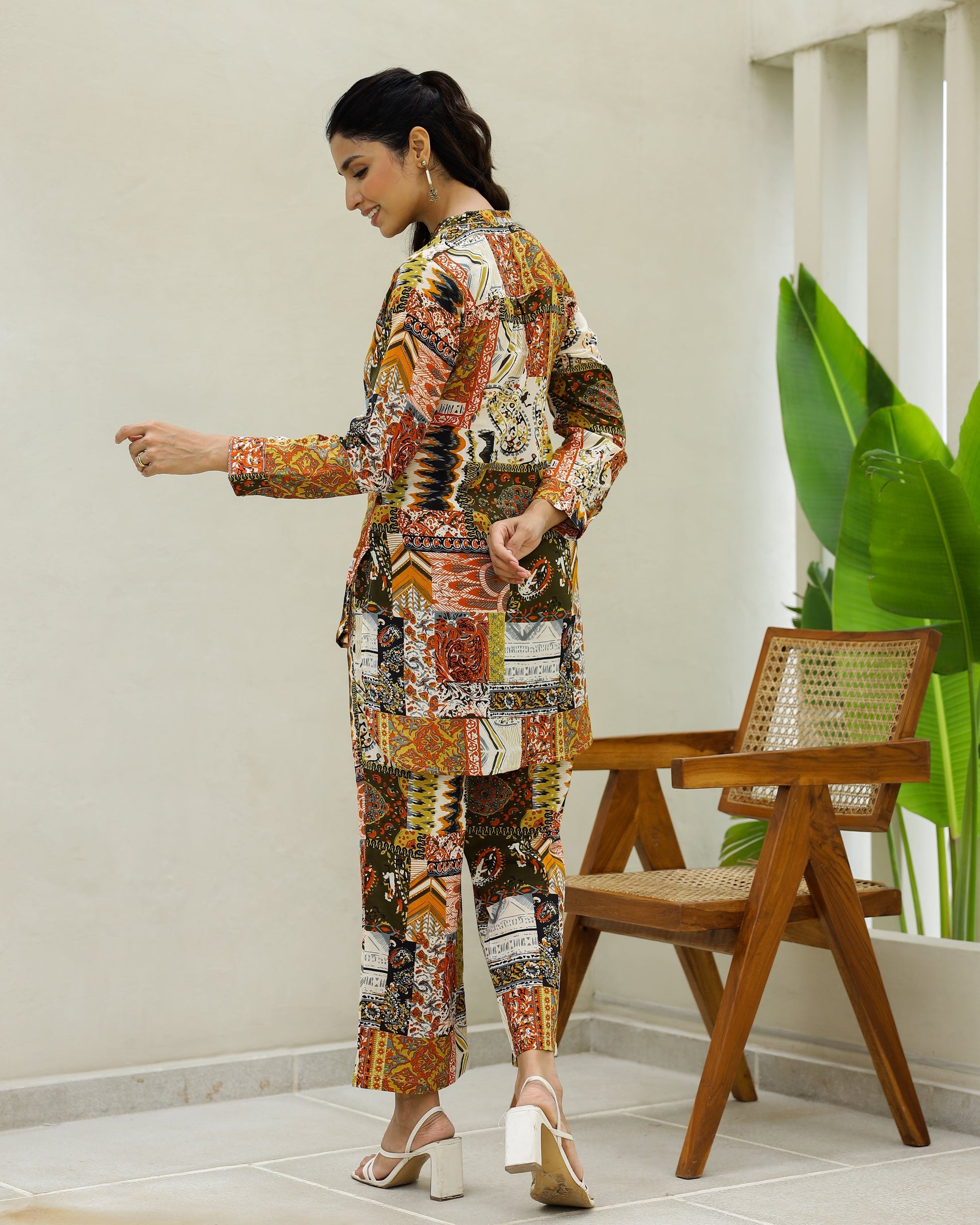 Cotton Printed Co-ord Set | Co-Ord Set | Shop stylish women's clothing online at Label Flavia |