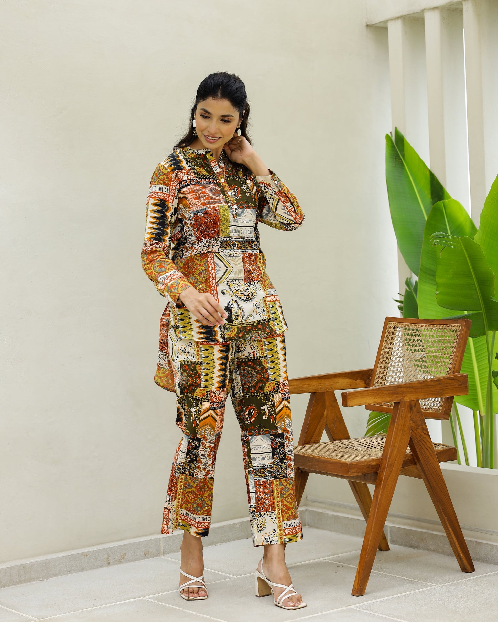 Cotton Printed Co-ord Set | Co-Ord Set | Shop stylish women's clothing online at Label Flavia |