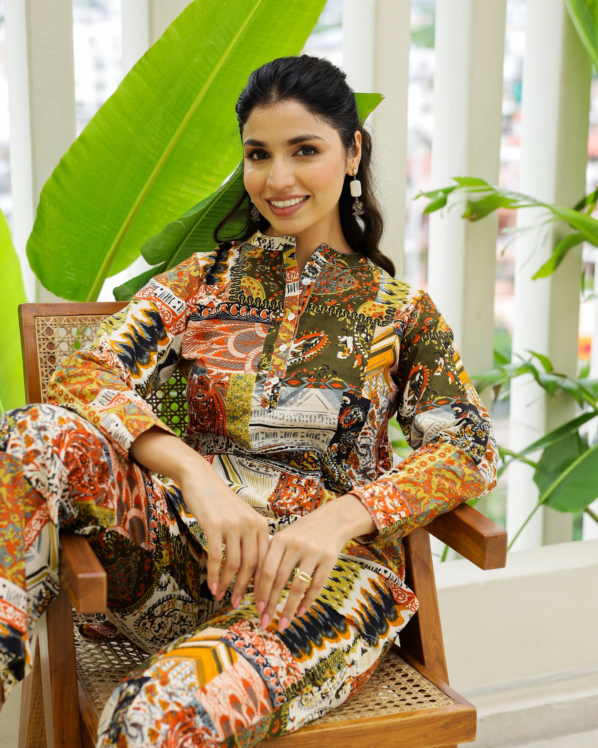 Cotton Printed Co-ord Set | Co-Ord Set | Shop stylish women's clothing online at Label Flavia |