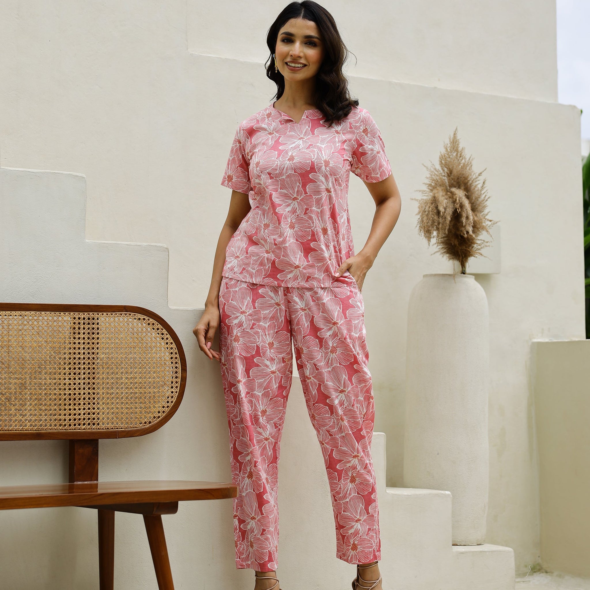 Cotton Printed Co-ord Set | Co-Ord Set | Shop stylish women's clothing online at Label Flavia |