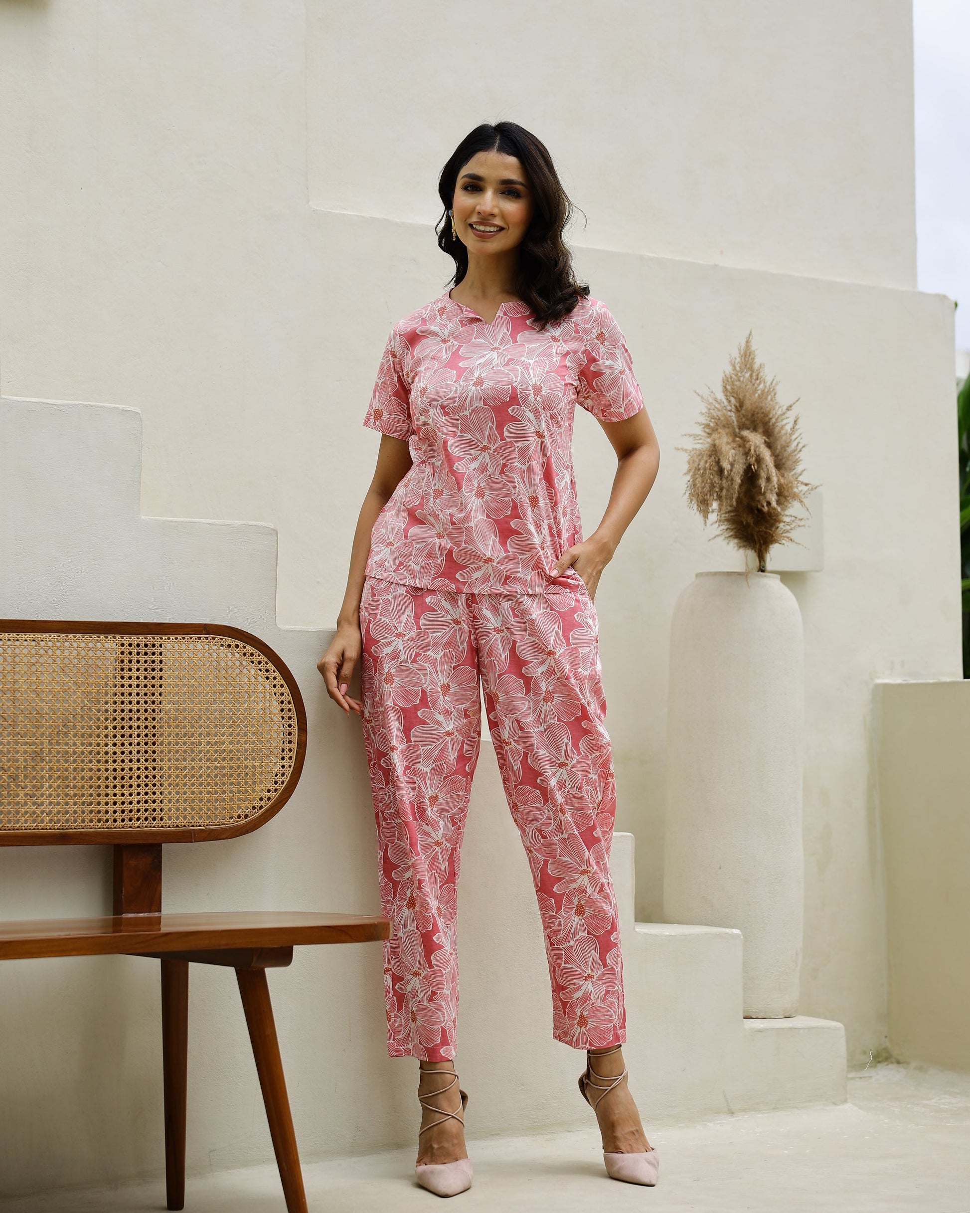 Cotton Printed Co-ord Set | Co-Ord Set | Shop stylish women's clothing online at Label Flavia |