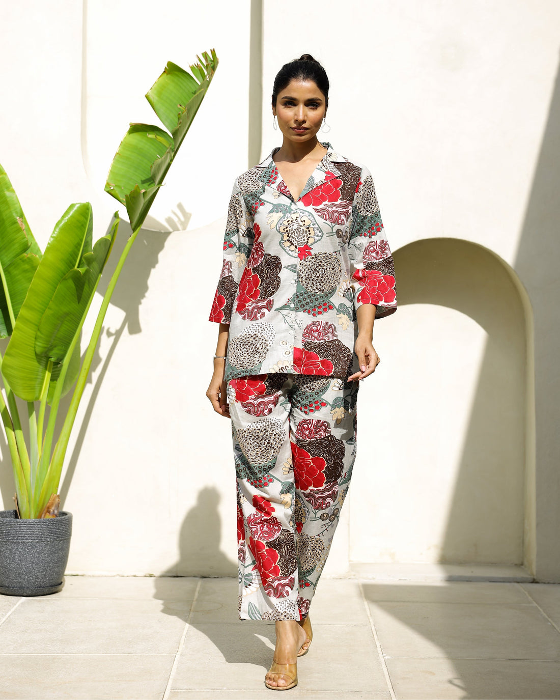 Cotton Printed Co-ord Set | Co-Ord Set | Shop stylish women's clothing online at Label Flavia |