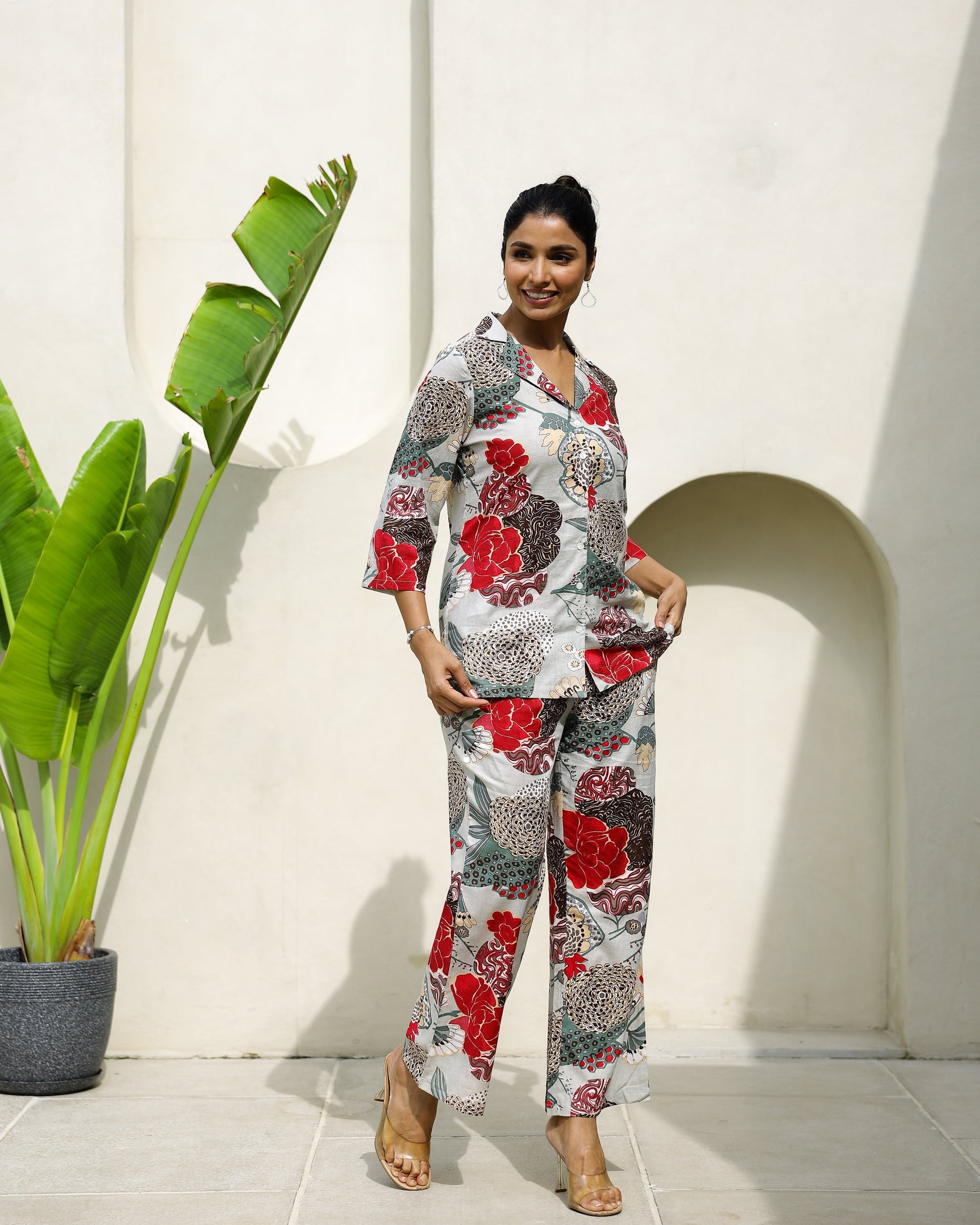 Cotton Printed Co-ord Set | Co-Ord Set | Shop stylish women's clothing online at Label Flavia |