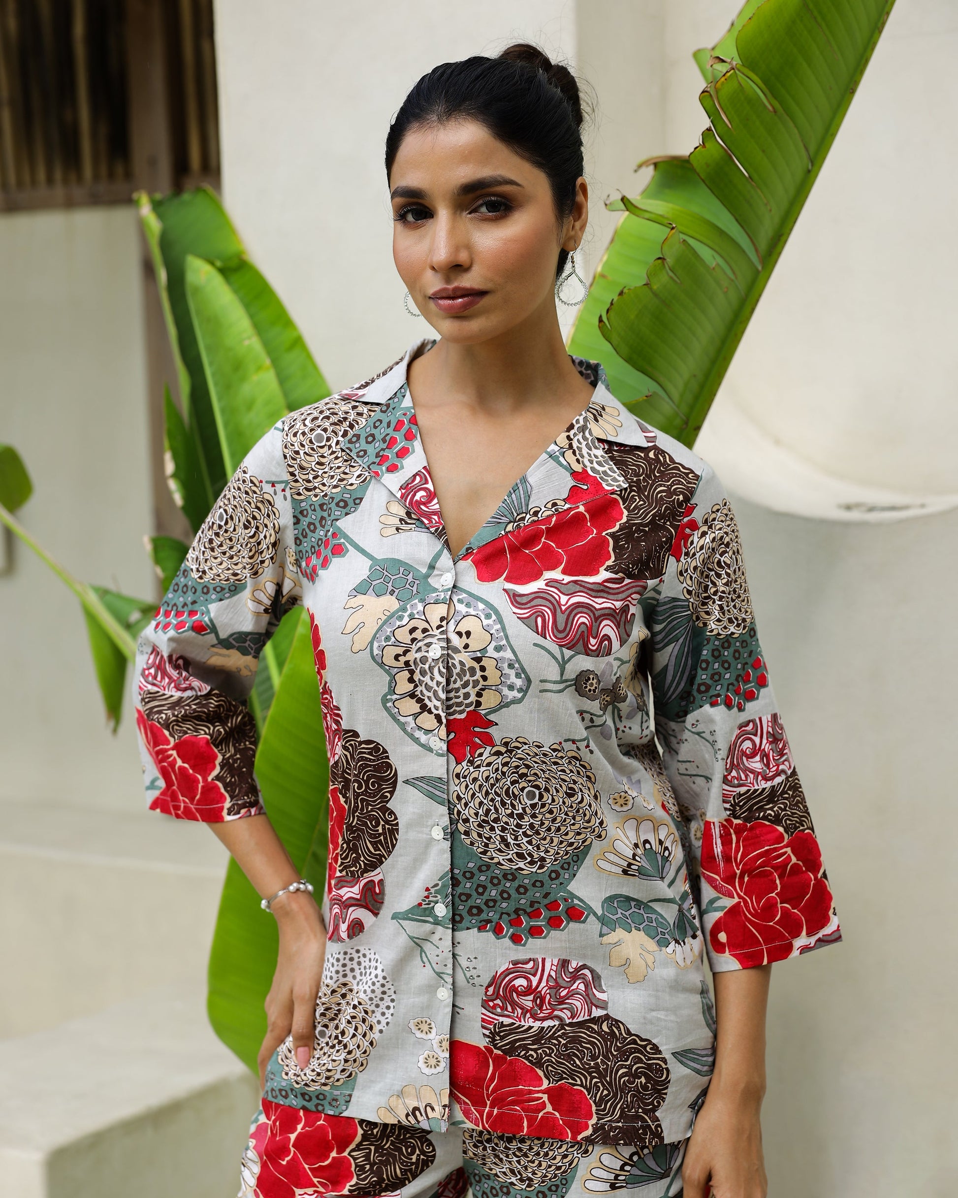 Cotton Printed Co-ord Set | Co-Ord Set | Shop stylish women's clothing online at Label Flavia |