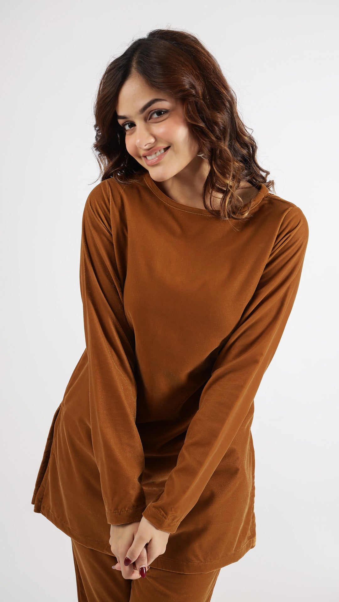 Elegant Mustard Velvet Lounge Wear Set – Luxe Comfort for Everyday | Co-Ord Set | Shop stylish women's clothing online at Label Flavia |