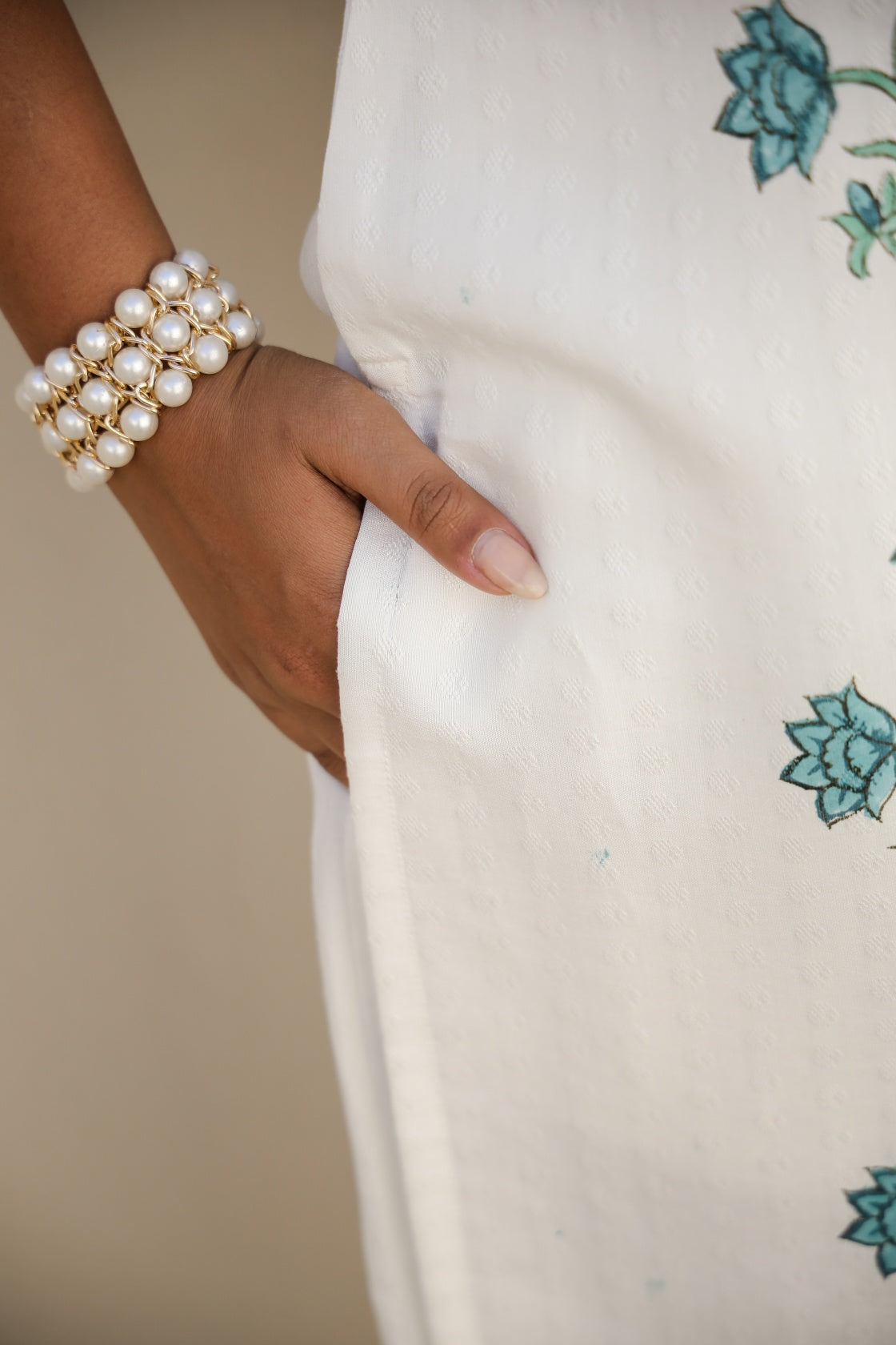 Elegant White Embroidered Co-Ord Set – Timeless & Sophisticated Three-Piece Combo Set | Label Fushia |