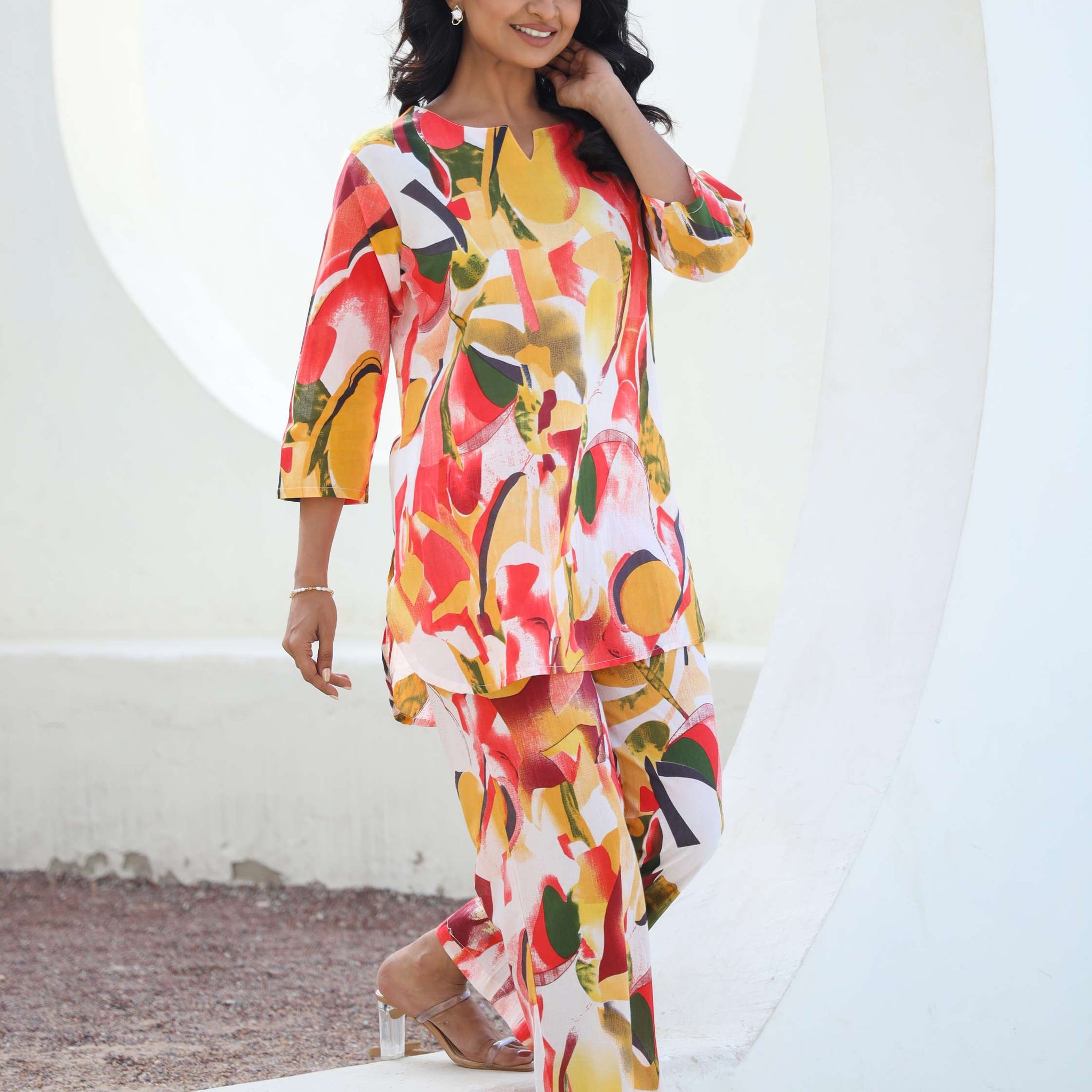 Bold Abstract Cotton Cord Set