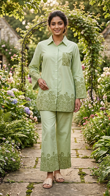 Meadow Bloom – Cotton Co-Ord Set