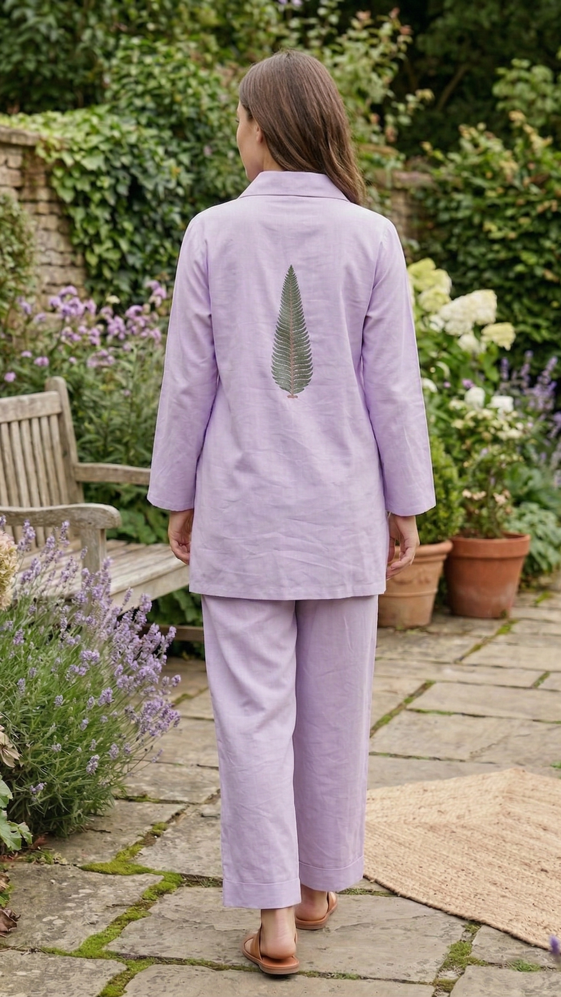 Lilac Fern Poetry Co-ord Set