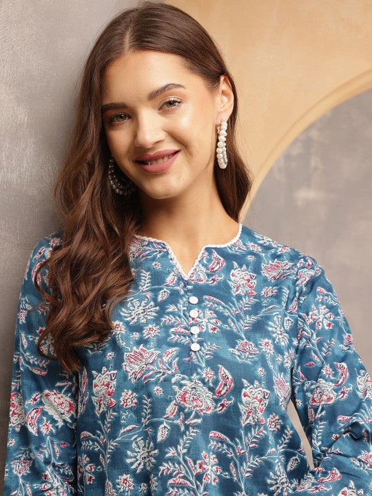 Printed Cotton Tunic – Modern Fit, Timeless Prints