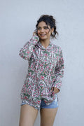 Women's Pink Floral Shirt - Bright & Playful | Women's Shirt | Shop stylish women's clothing online at Label Flavia |