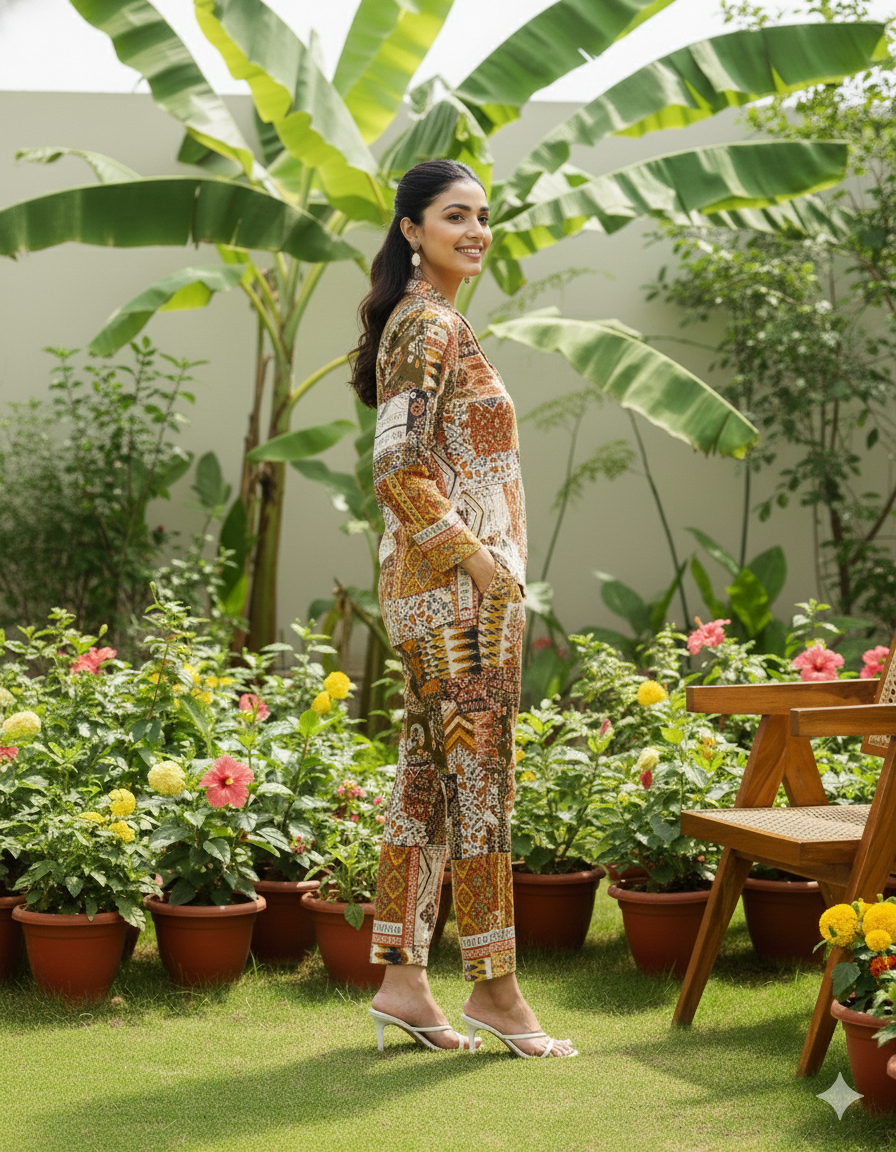 Cotton Printed Co-ord Set