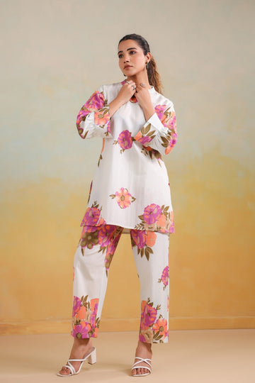 Elegant Floral Co-ord Set – Sophisticated & Timeless Style
